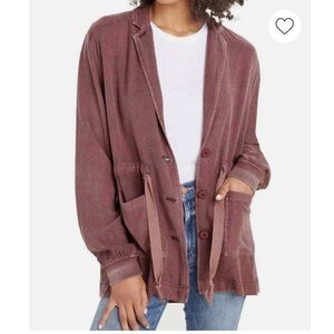 SPLENDID Soleil Jacket In Burgundy L